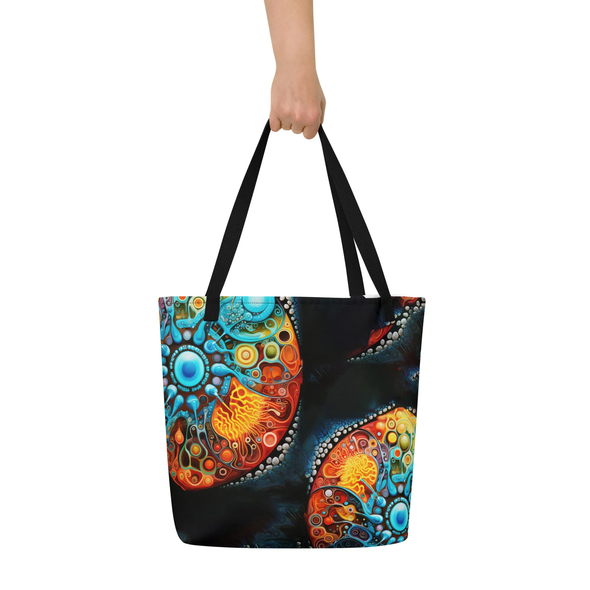 Large Tote Bag Under the Microscope