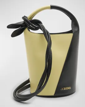 Le Petit Tourni Leather Bucket Bag