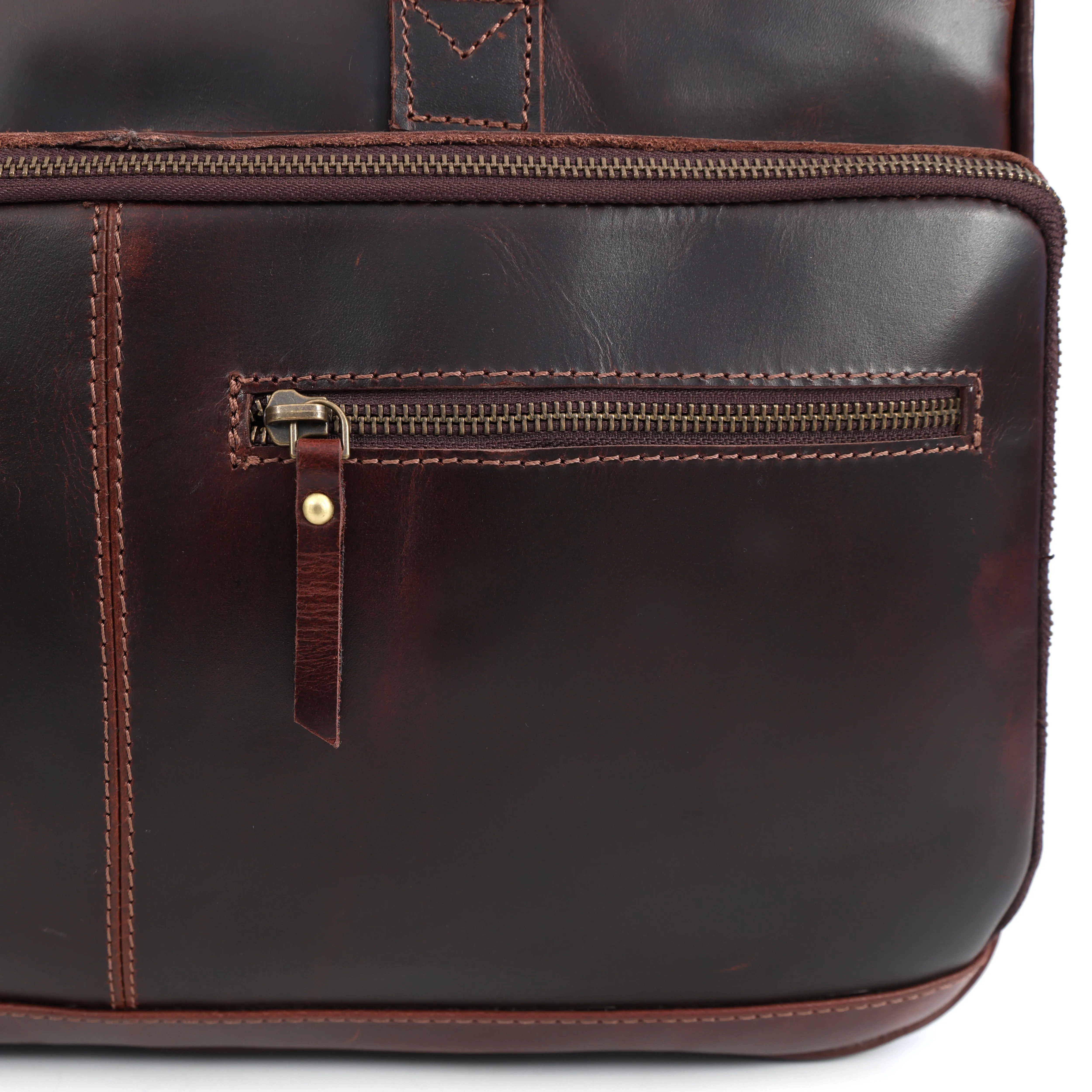 Leather Briefcase for 16-Inch Laptop