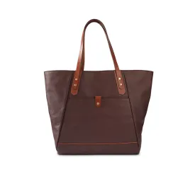 LEATHER CARRYALL TOTE