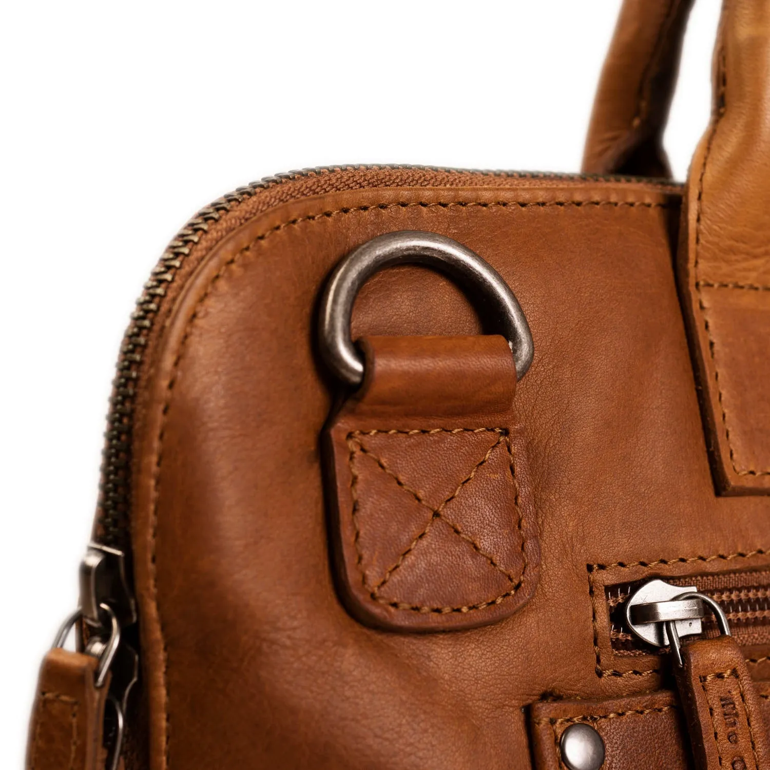 Leather Laptop Bag - The Chesterfield Brand Harvey Cognac