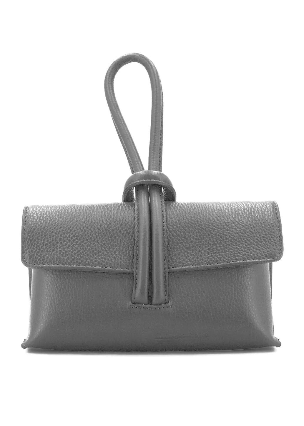 Loop Handle Leather  Bag