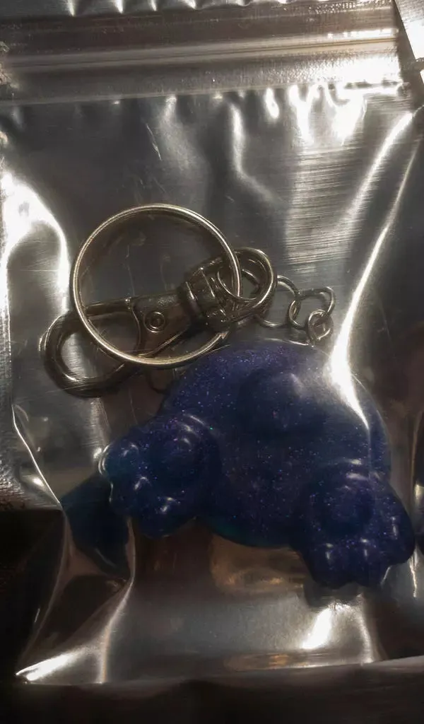 Lucky bunny butt Keychains