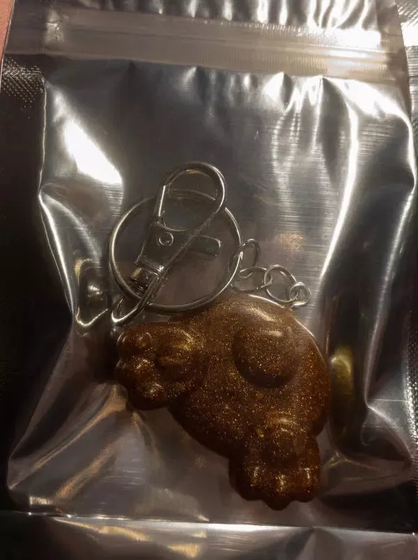 Lucky bunny butt Keychains