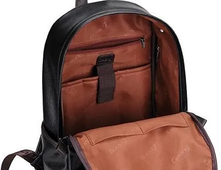 Luxury Leather Waterproof Backpack