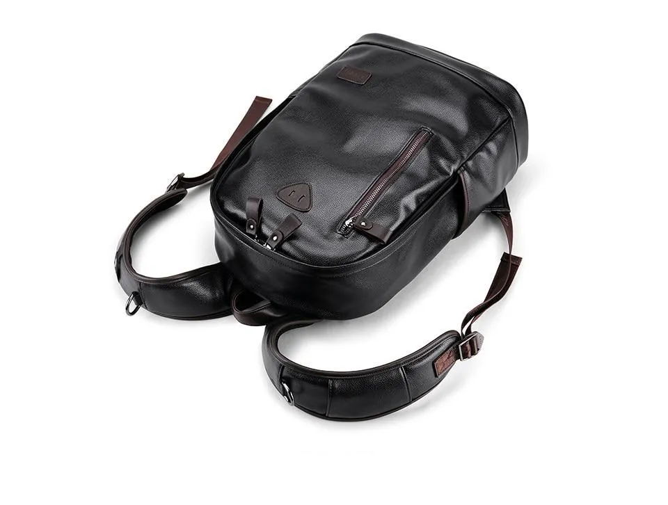 Luxury Leather Waterproof Backpack