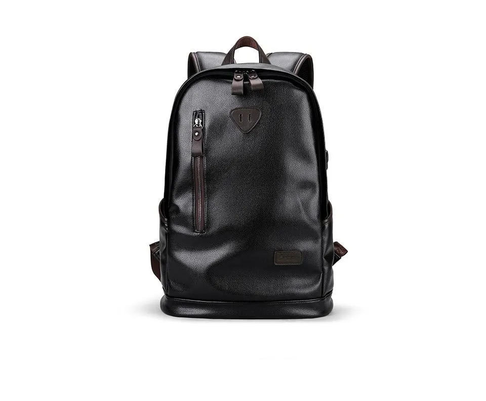 Luxury Leather Waterproof Backpack