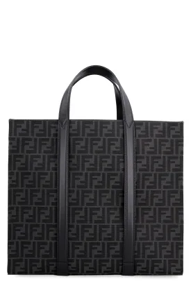 Men's Ff Jacquard Shopper in Black | 7VA390AG0M