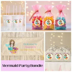 Mermaid Children's Party Personalised Bundle