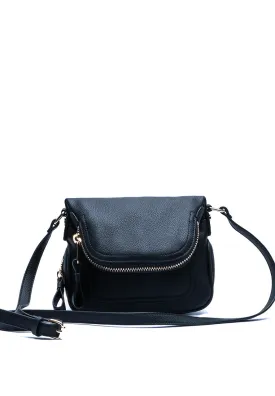 Mini Andie Saddle Bag (Black)