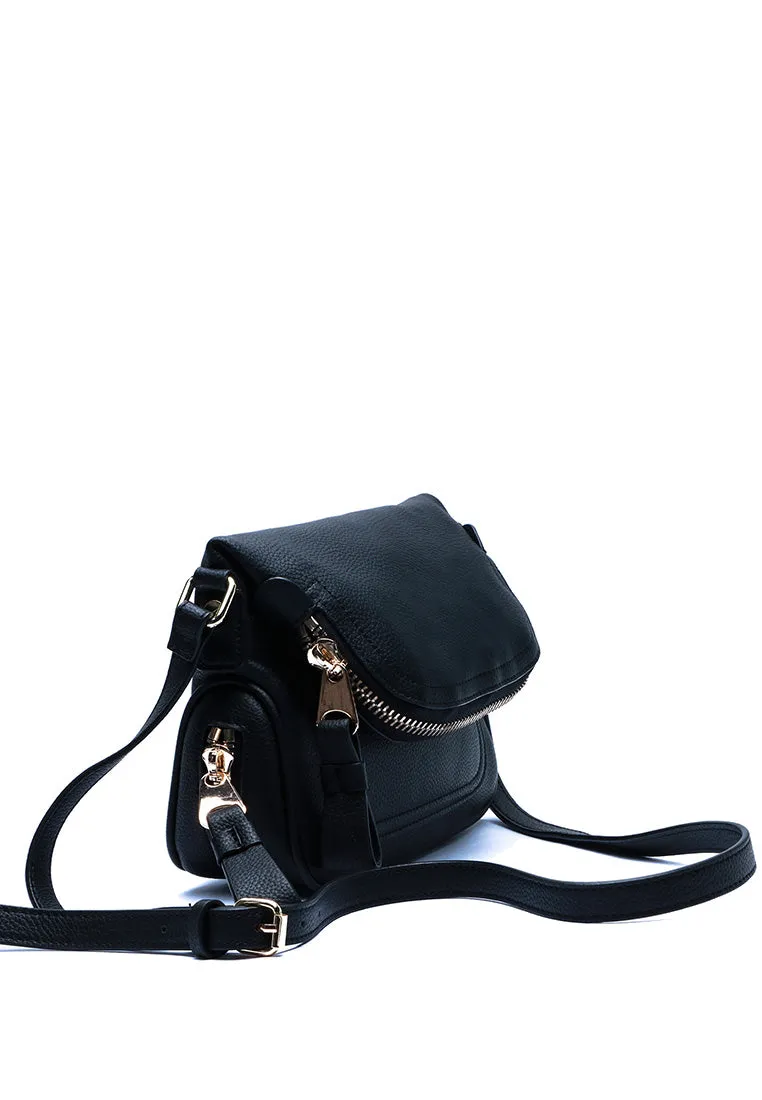 Mini Andie Saddle Bag (Black)