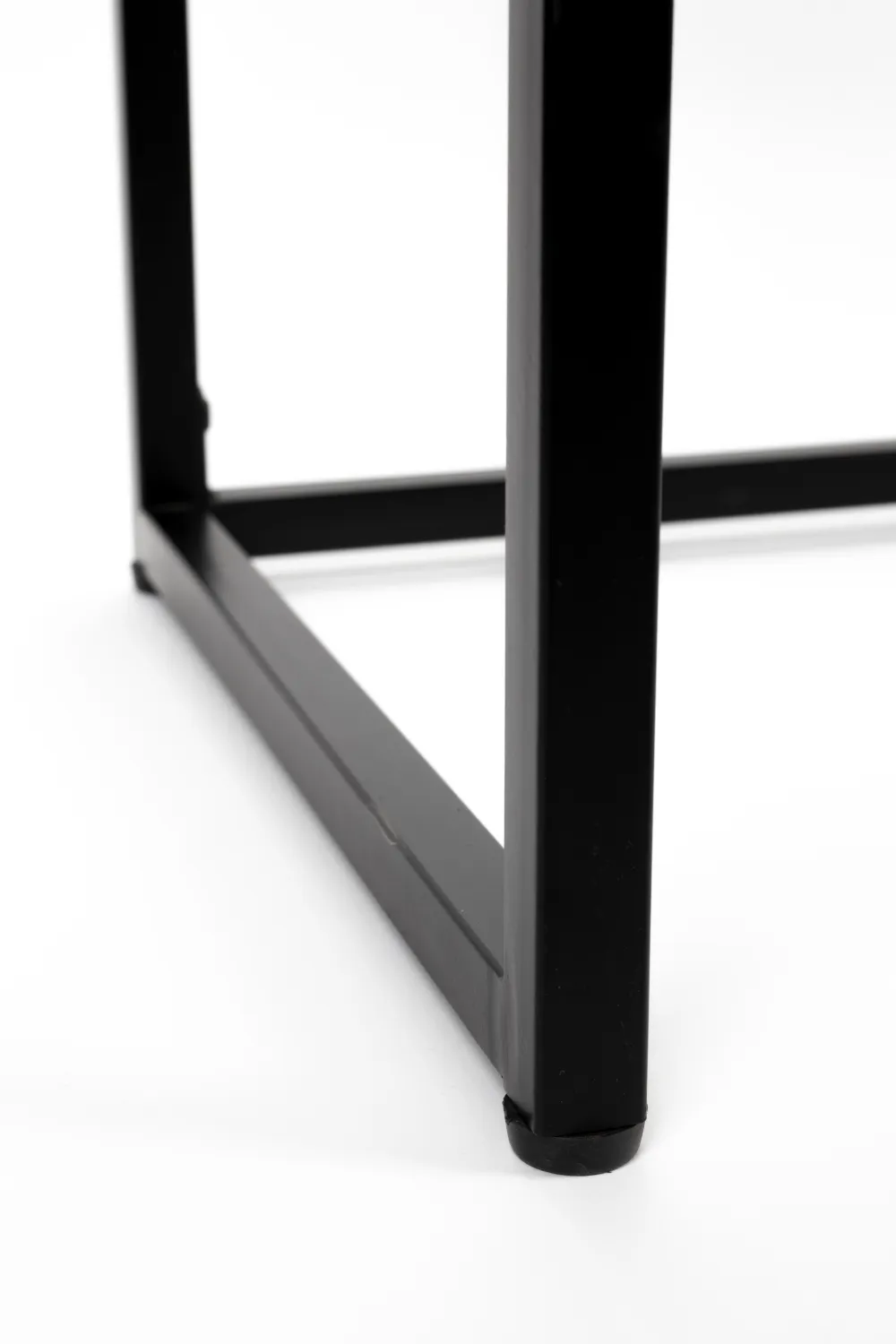 Modern Black Wood Console Table | DF Guuji