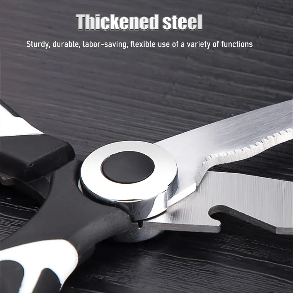 Multifunctional Stainless Steel Kitchen Scissors