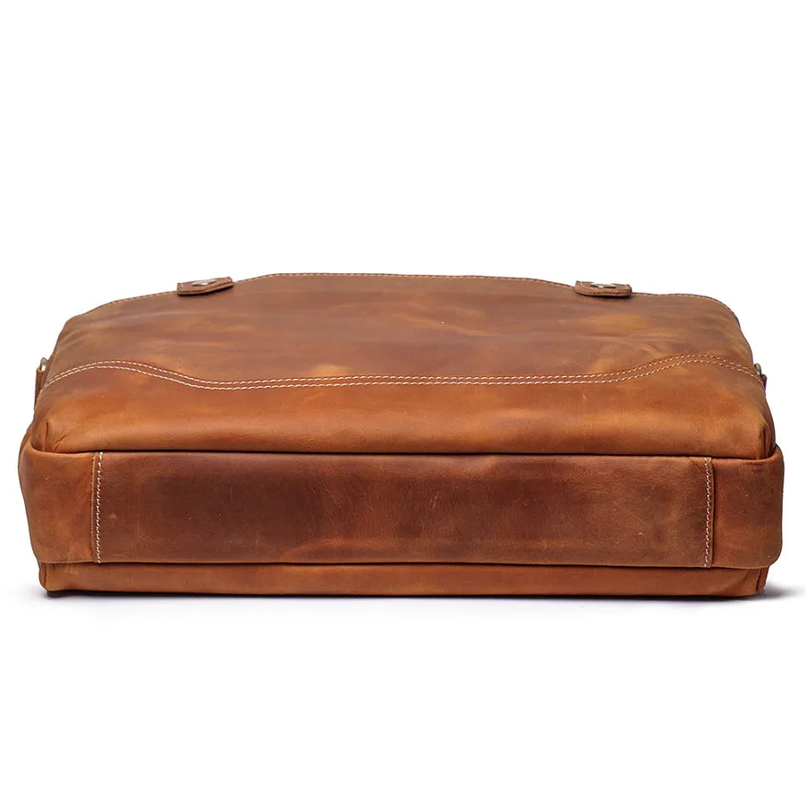 New Leather Vintage Laptop Bag Briefcase