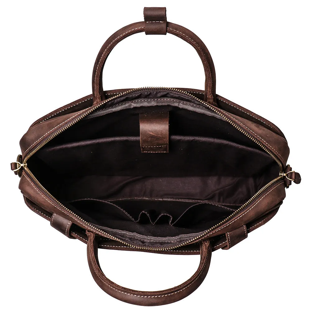 New Leather Vintage Laptop Bag Briefcase