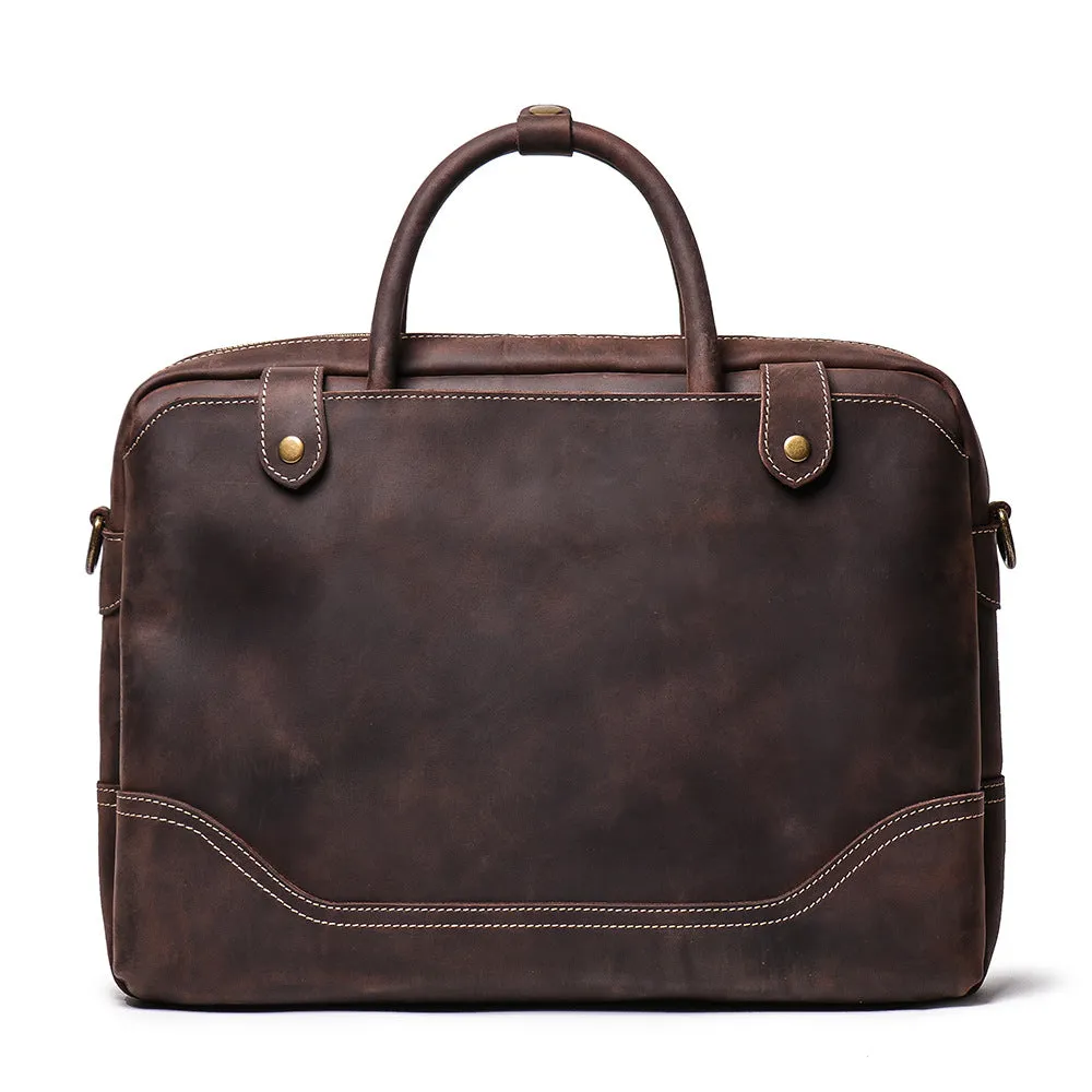 New Leather Vintage Laptop Bag Briefcase