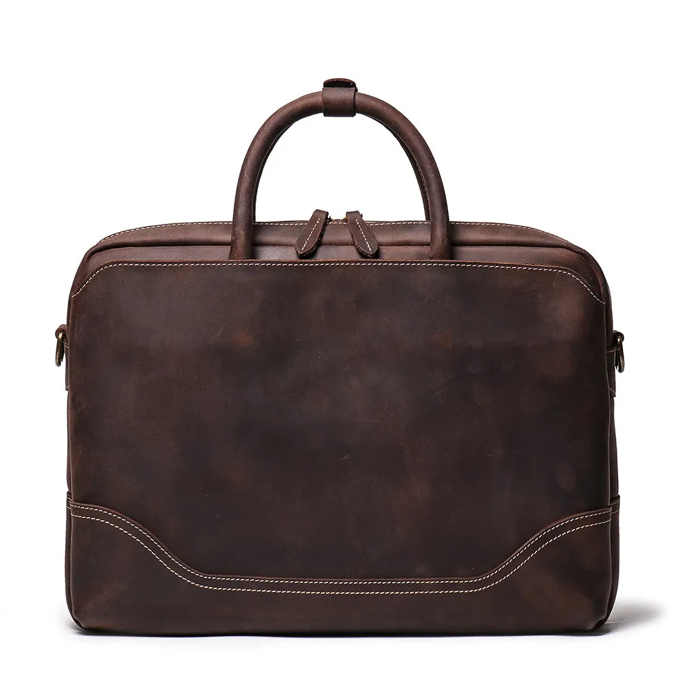 New Leather Vintage Laptop Bag Briefcase