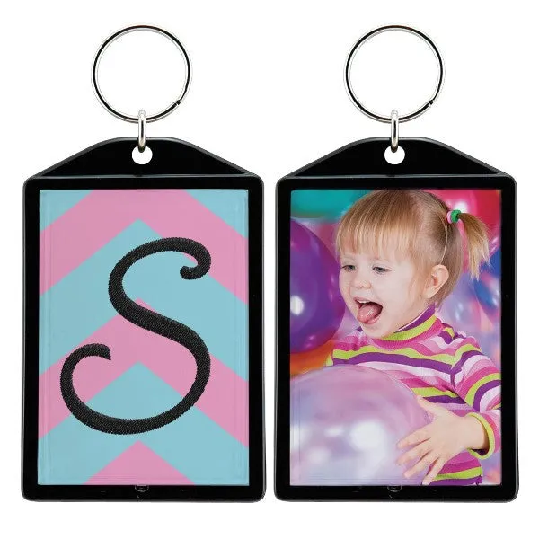 Opaque Color Photo Keychains (2" x 2-7/8") - 12 Pack