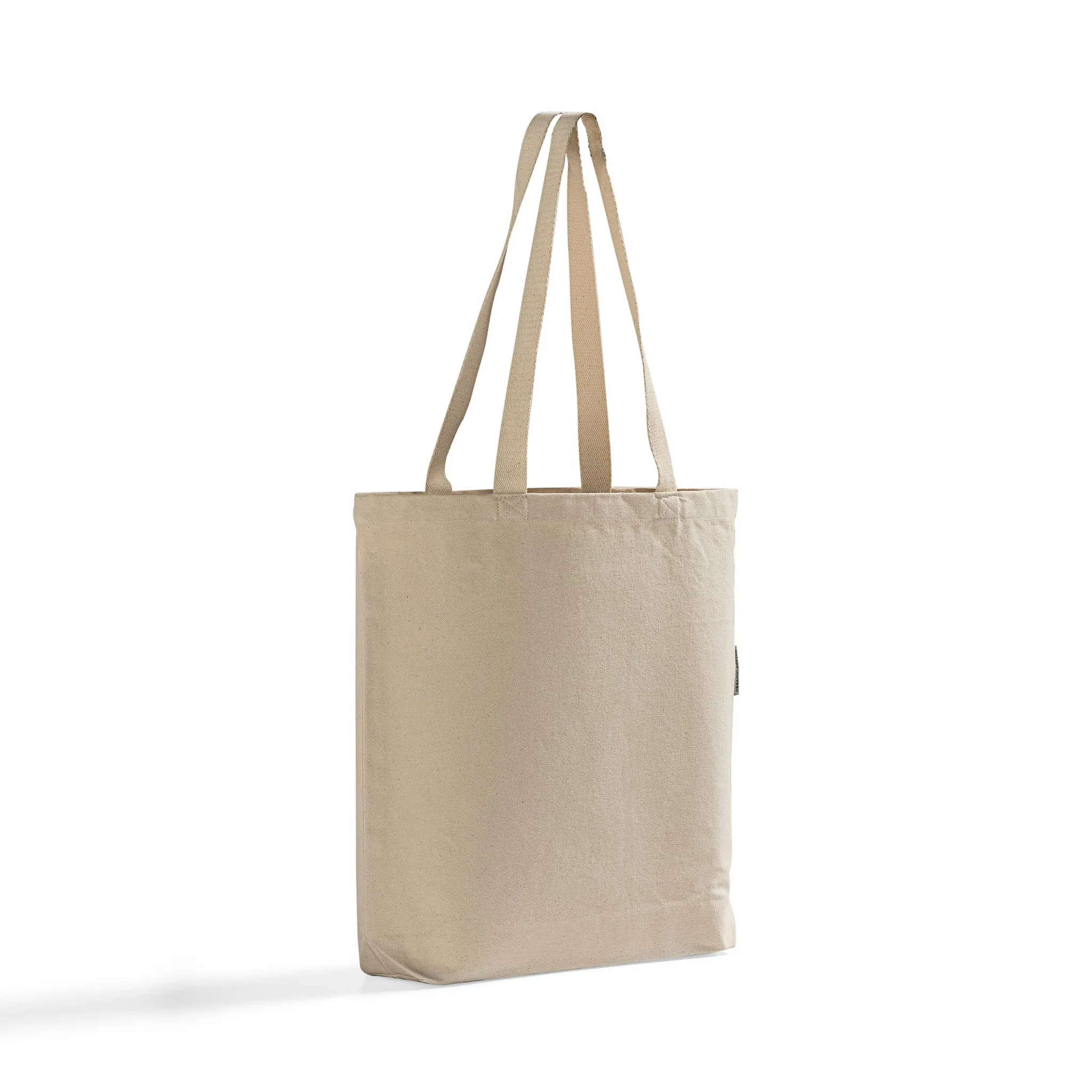 Organic Cotton Canvas Grocery Tote Bags W/Gusset - OR210