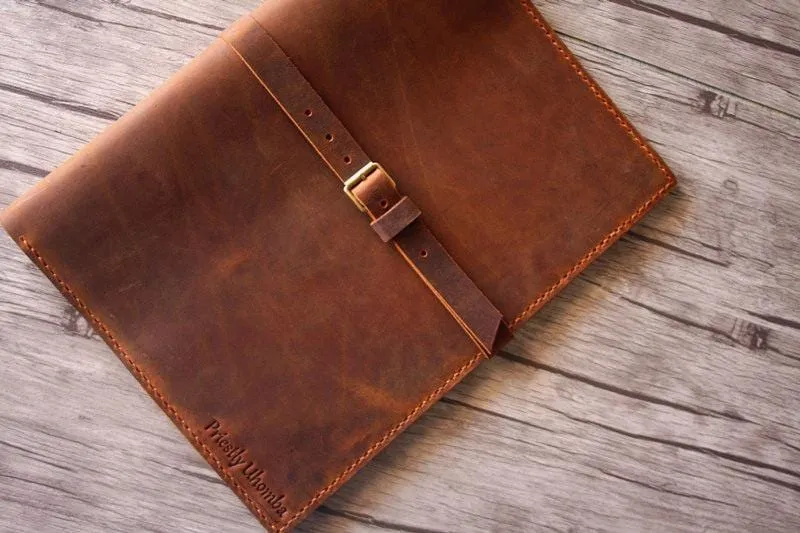 Personalized Leather Laptop Protective Case