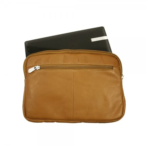 Piel Leather Mini Zip Laptop and Tablet Sleeve