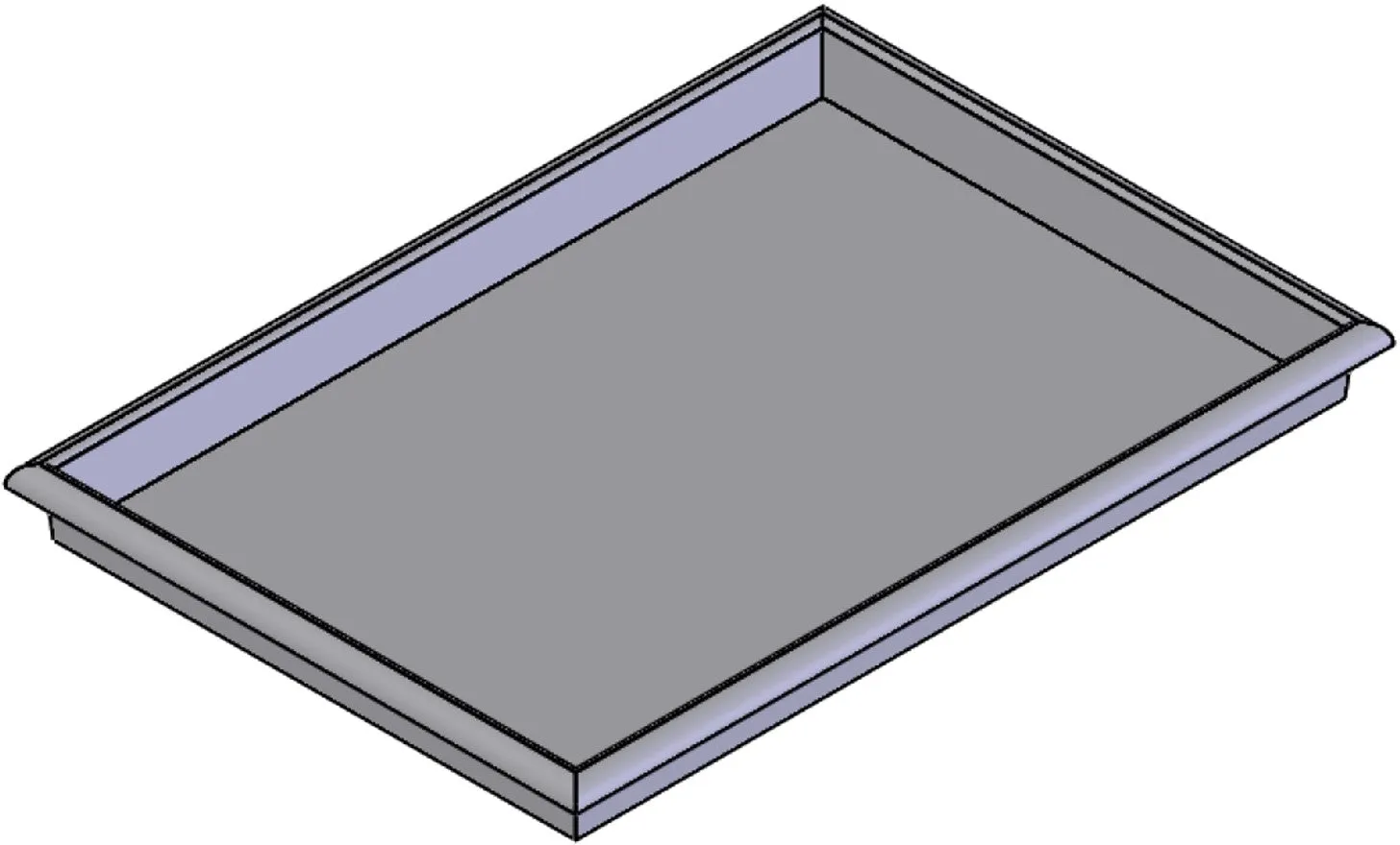 Plastic Nesting Bin With Roll Over Flange (NRO)