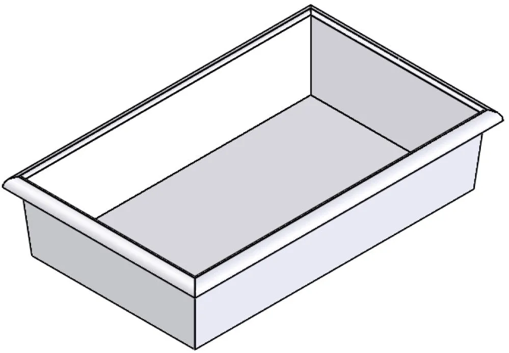 Plastic Nesting Bin With Roll Over Flange (NRO)