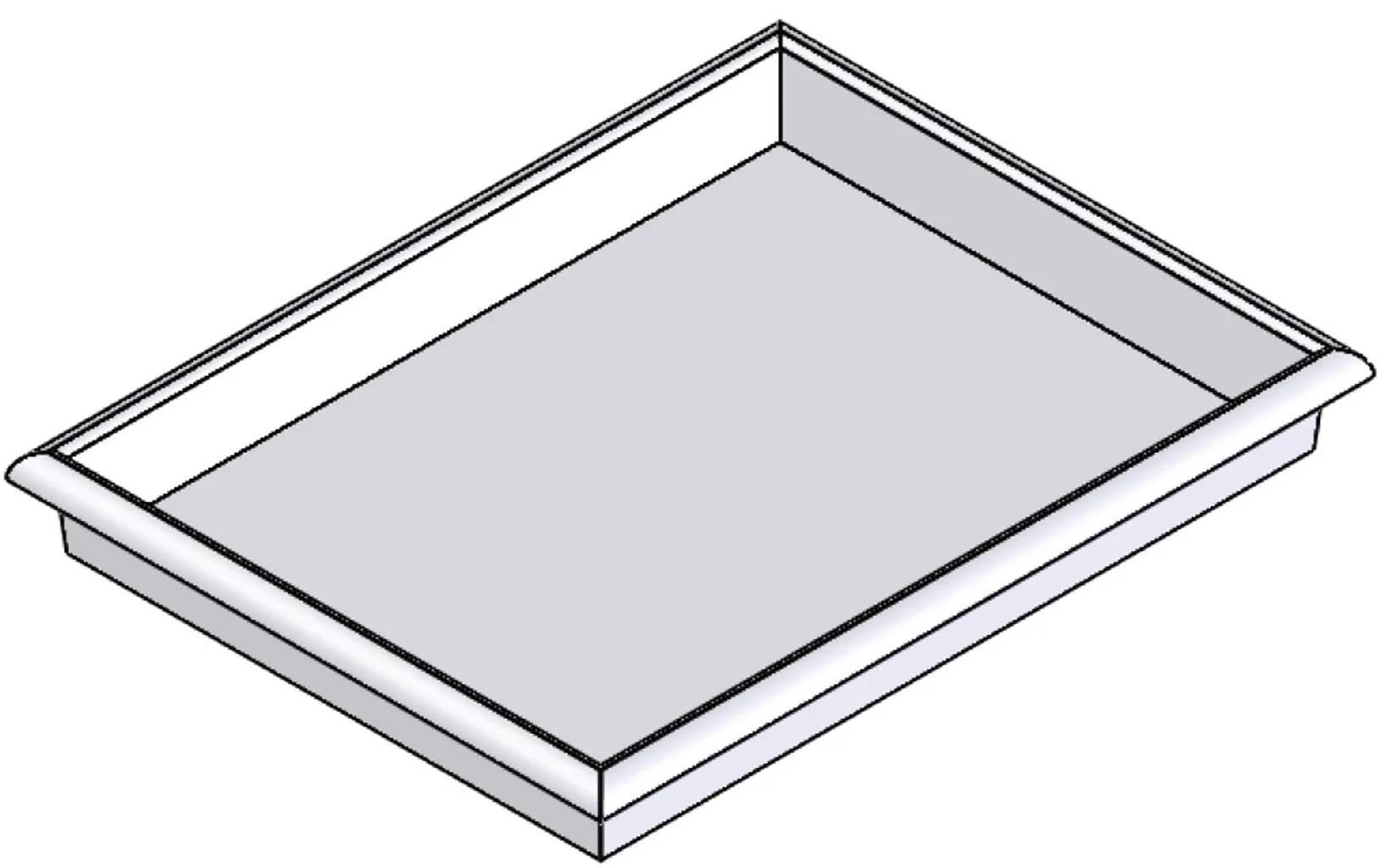 Plastic Nesting Bin With Roll Over Flange (NRO)