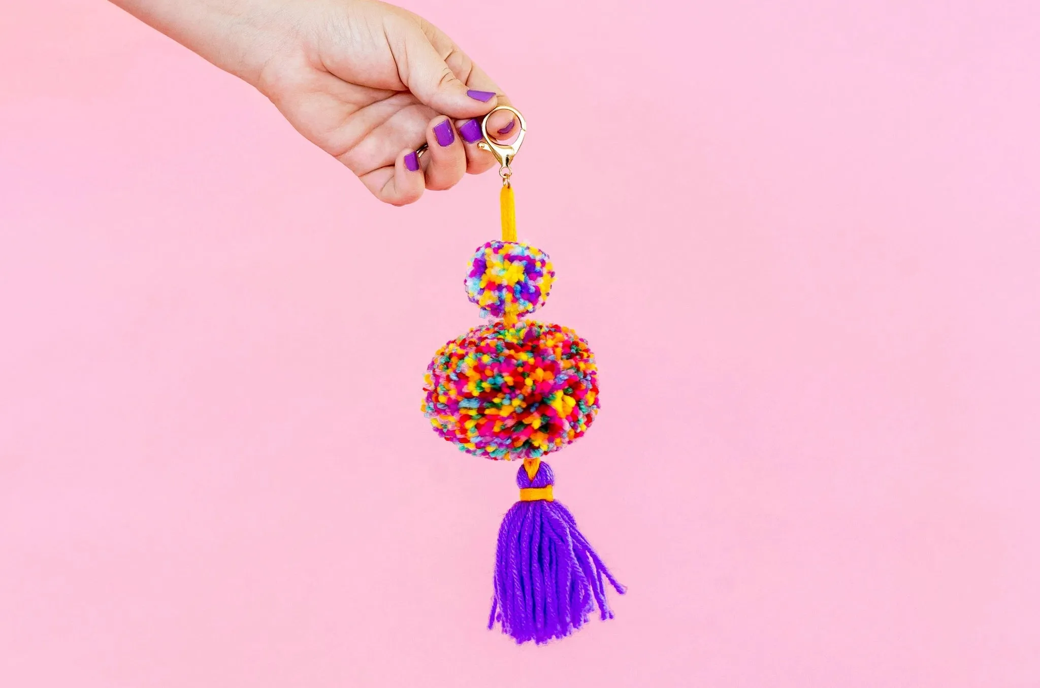 Pom & Tassel Keychains ~ Various Styles