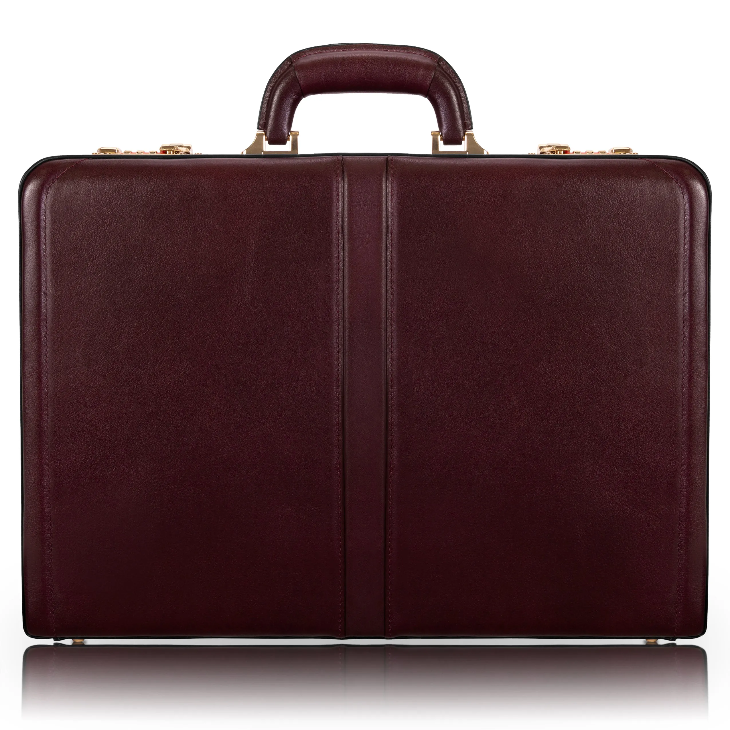 REAGAN | 4.25” Leather Attaché Briefcase