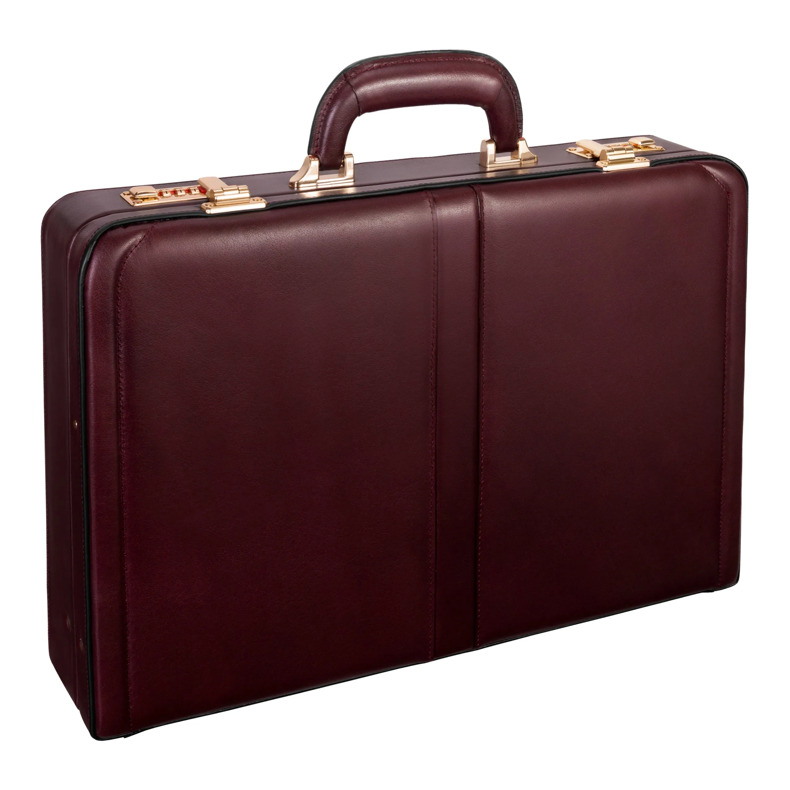 REAGAN | 4.25” Leather Attaché Briefcase