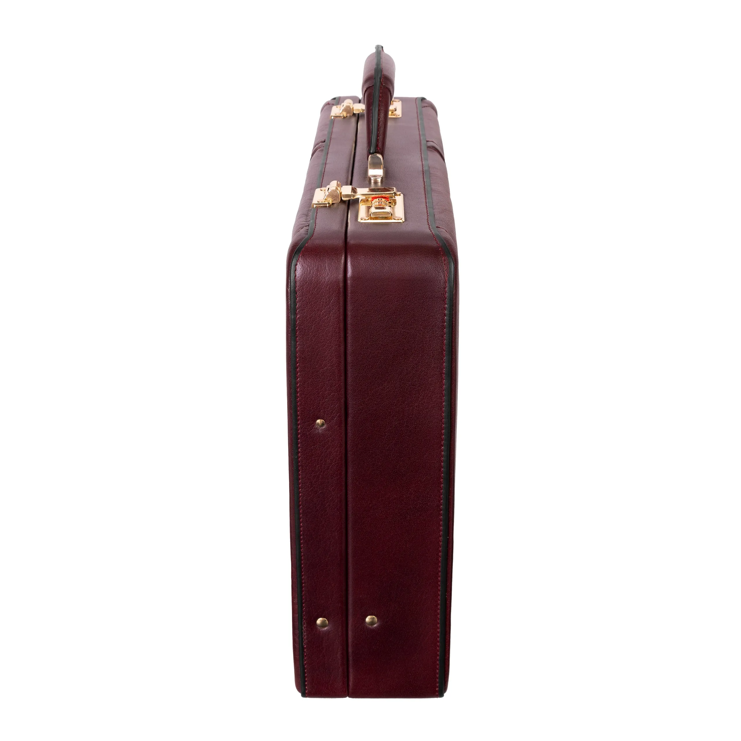 REAGAN | 4.25” Leather Attaché Briefcase