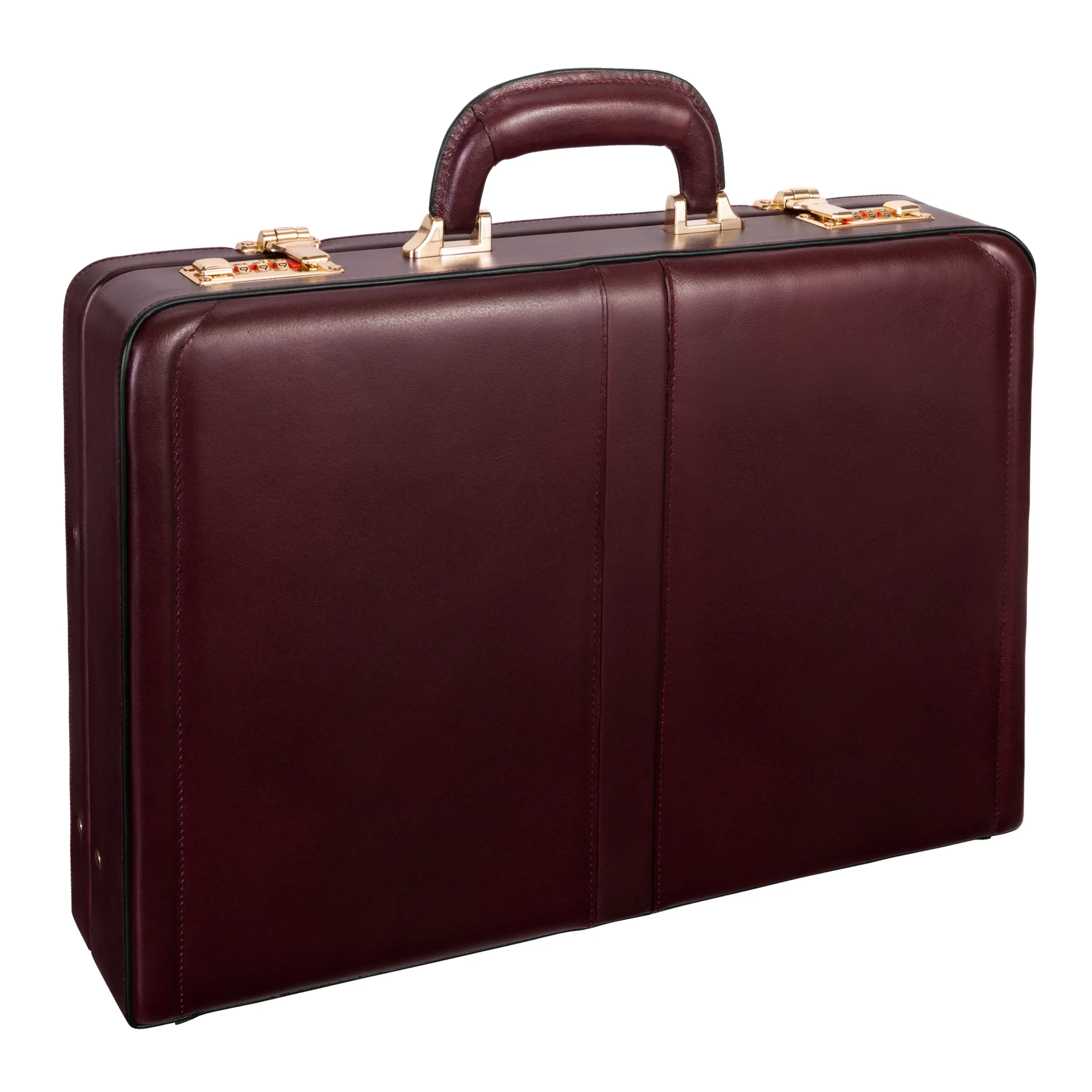 REAGAN | 4.25” Leather Attaché Briefcase