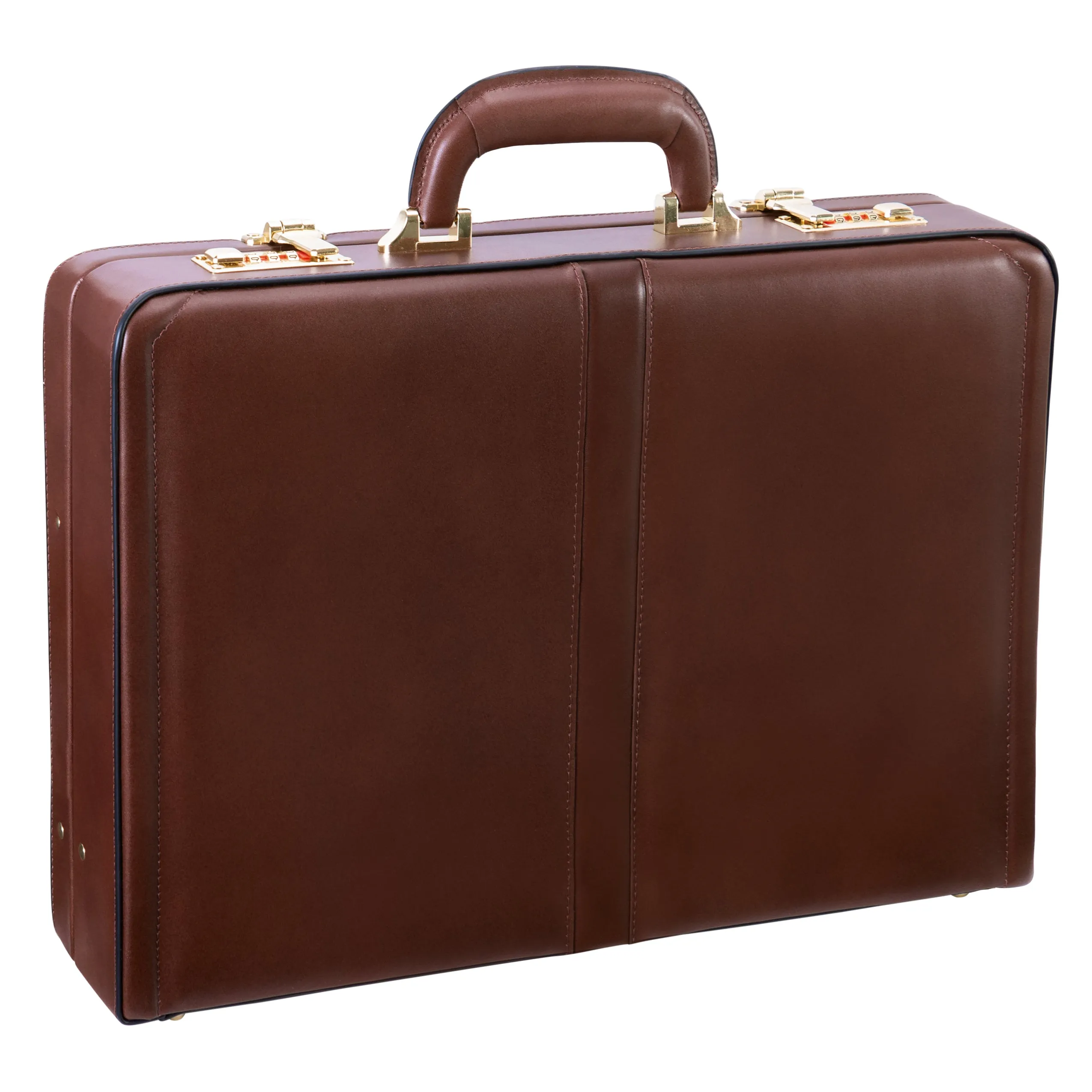 REAGAN | 4.25” Leather Attaché Briefcase