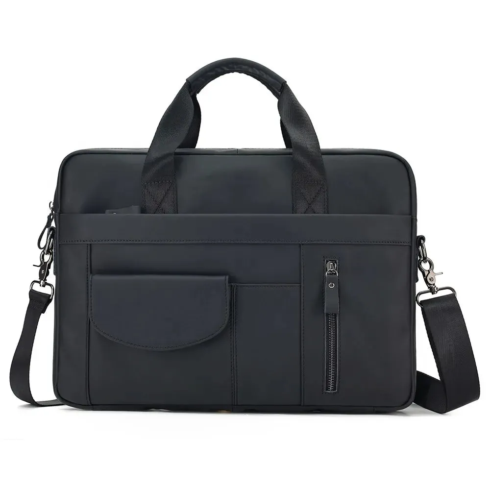 Retro Genuine Leather Laptop Briefcase