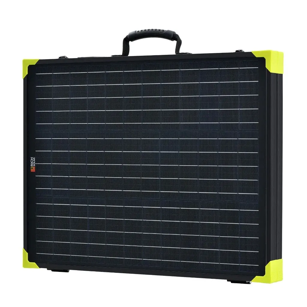 Rich Solar MEGA 100 Watt Briefcase Portable Solar Charging Kit