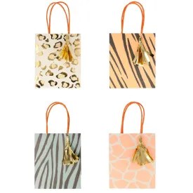 Safari Animal Print Party Bags (x8)