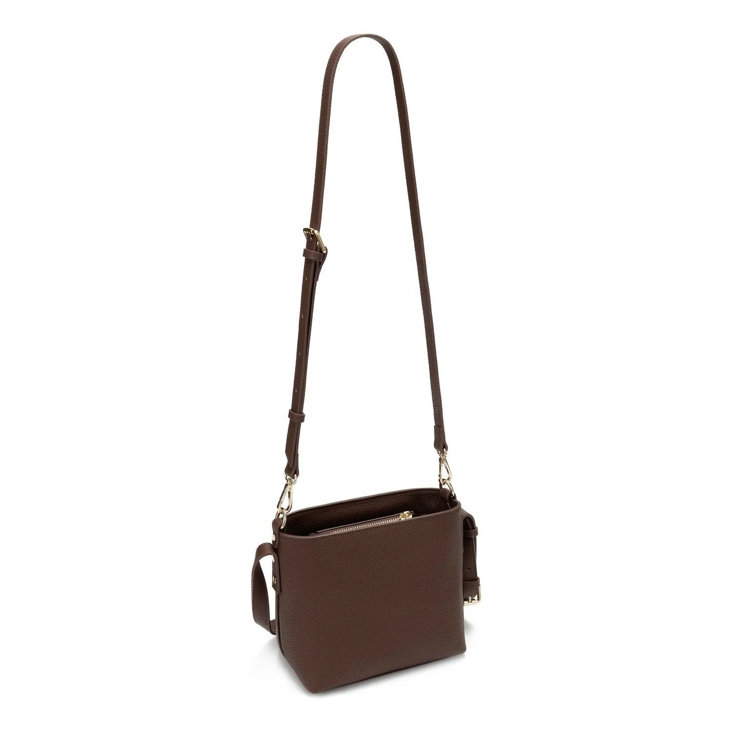 Selma Genuine Leather Handbag (Brown)