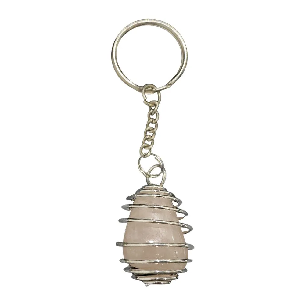 Spiral Cage Tumble Keychain