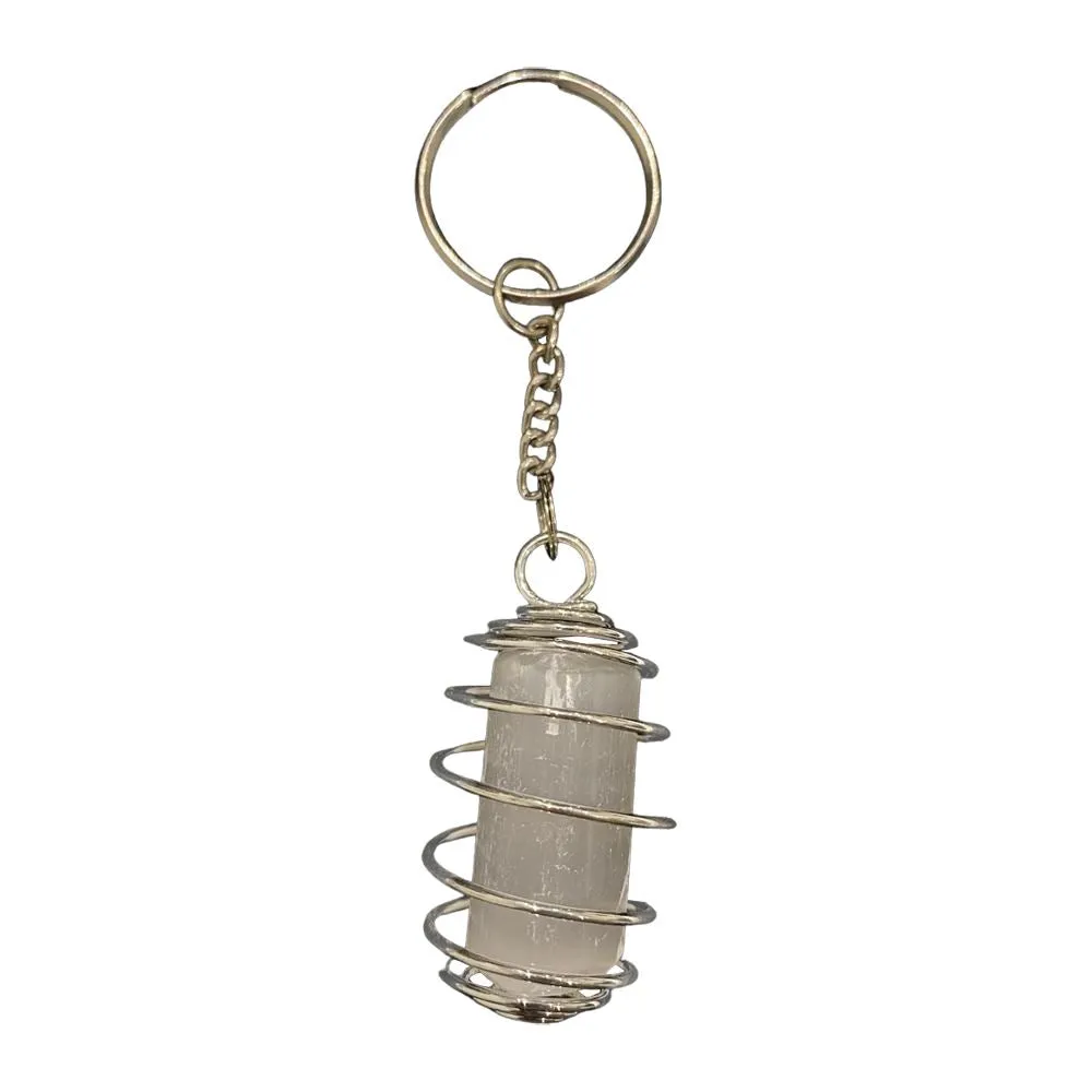 Spiral Cage Tumble Keychain