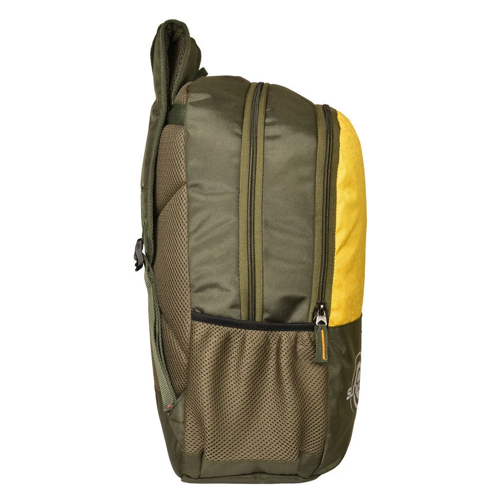 Suntop Pixel Daypack Bag Waterproof Fabric 24 L Backpack(Brown and Yellow)