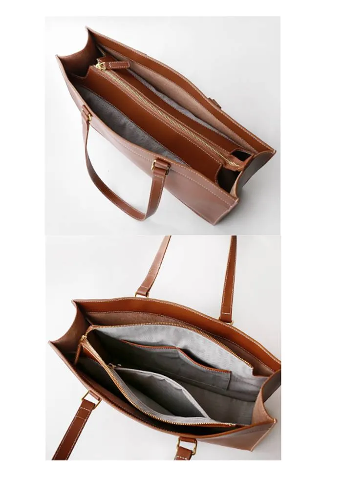 The Large Genuine Leather Tote Bag