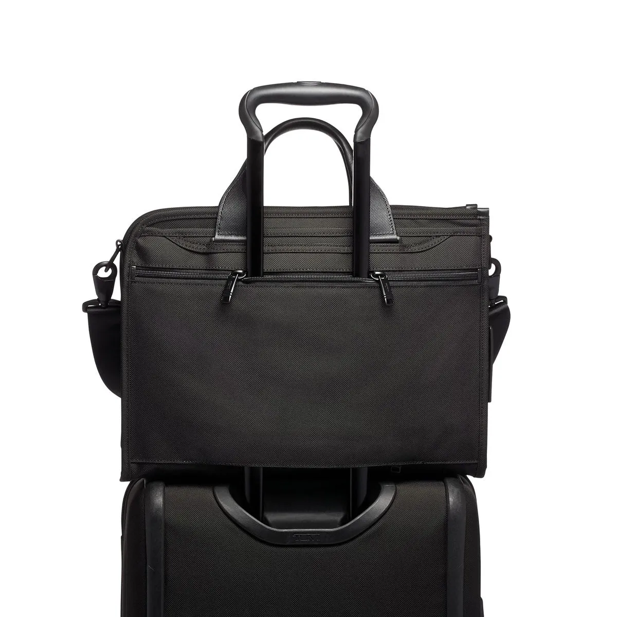 Tumi Alpha Slim Deluxe Portfolio - Black