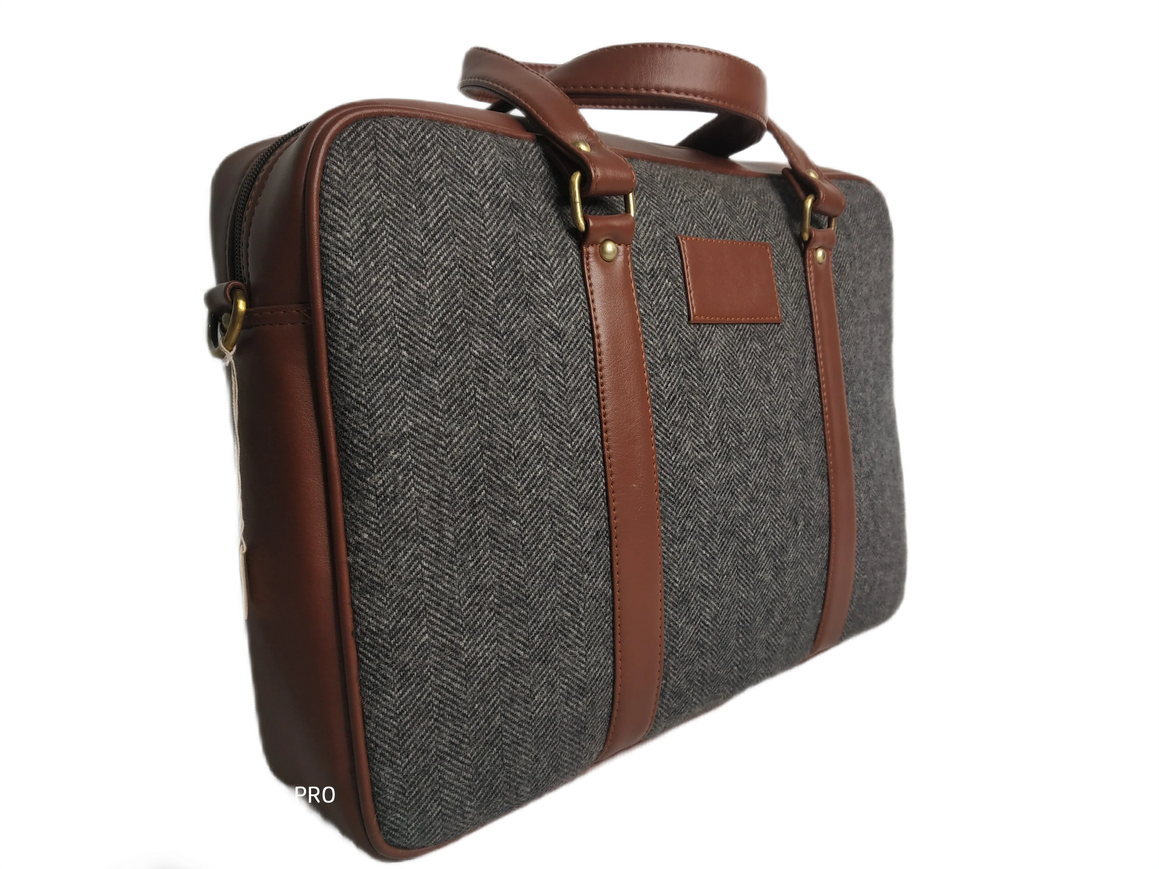 Tweed Laptop Bag (MOQ 100)