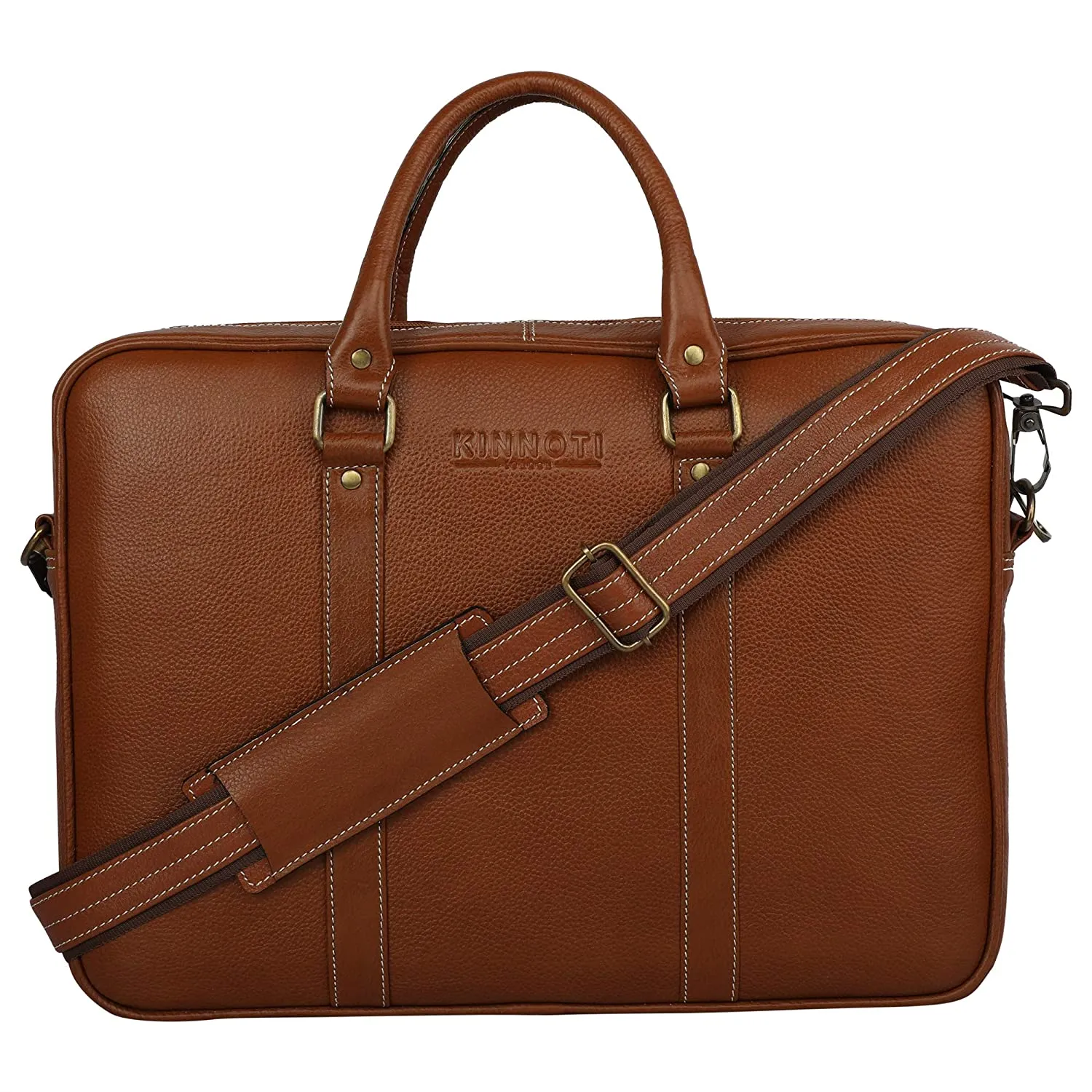 Unisex Genuine Leather Laptop Bag