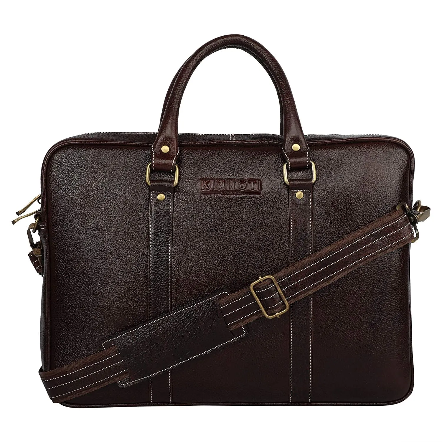 Unisex Genuine Leather Laptop Bag