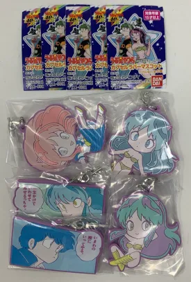 Urusei Yatsura Rubber Keychain Set Pastel Bandai