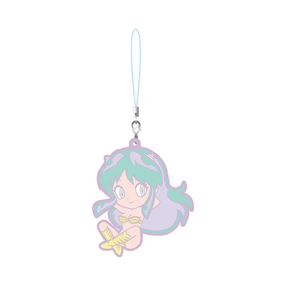 Urusei Yatsura Rubber Keychain Set Pastel Bandai