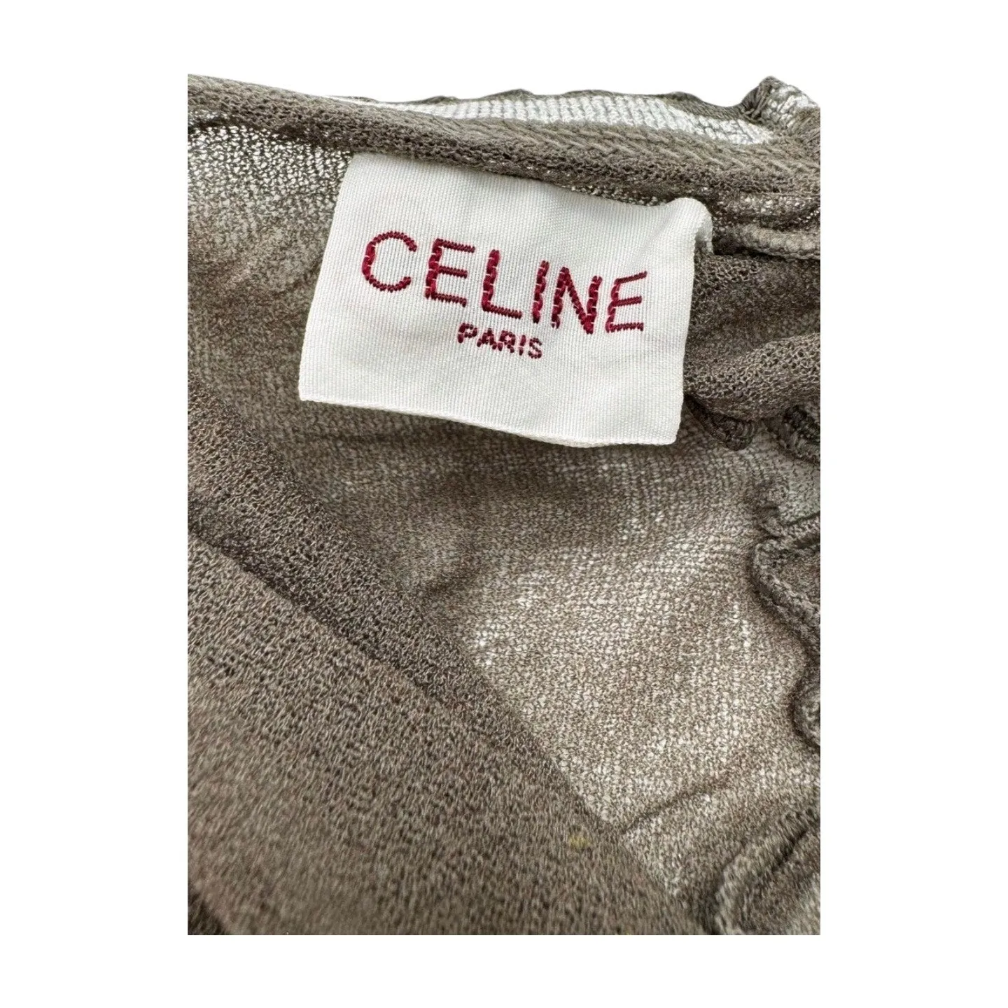 Vintage Celine Logo Tights