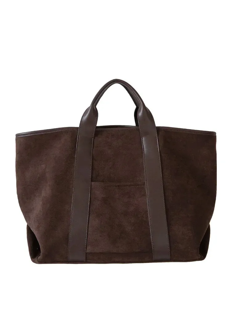 Vintage Suede Large Capacity Casual Tote Bags